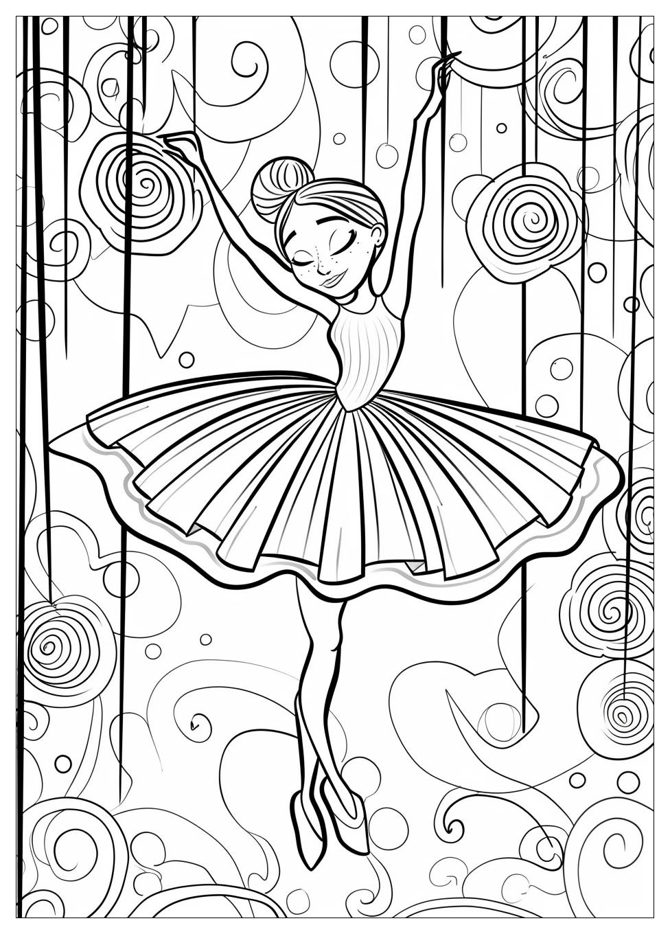 Ballerina Coloring Pages-11