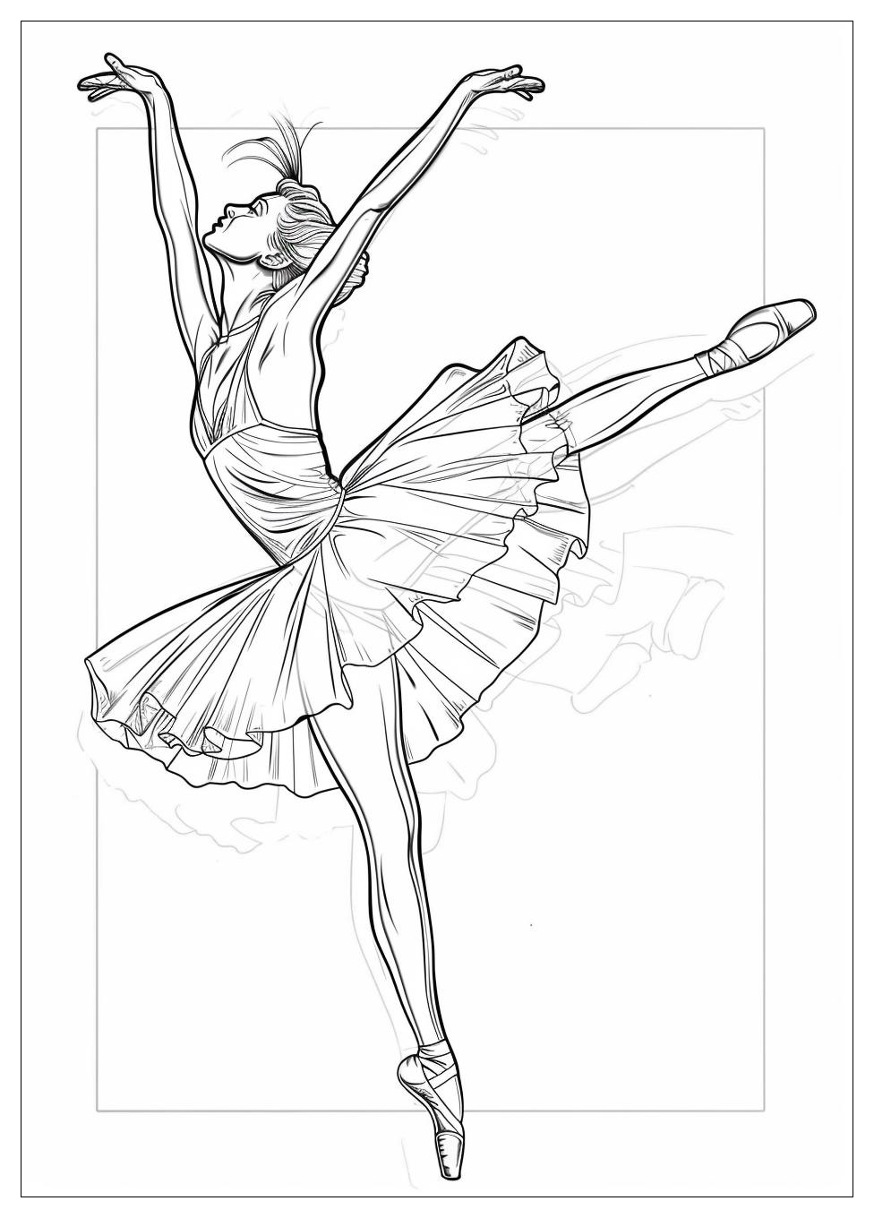 Ballerina Coloring Pages-15