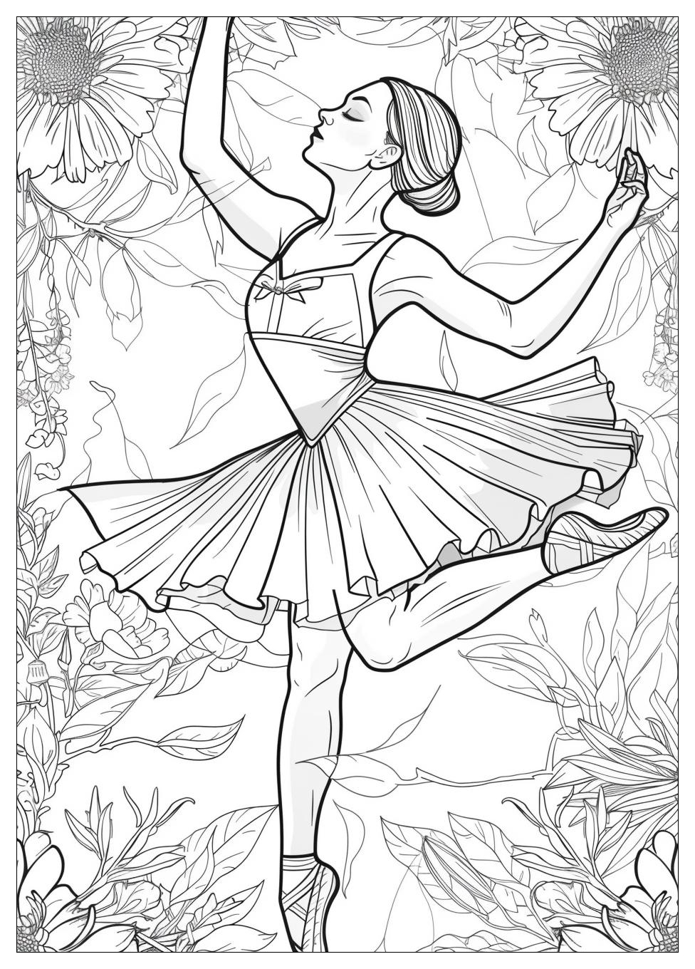 Ballerina Coloring Pages-17