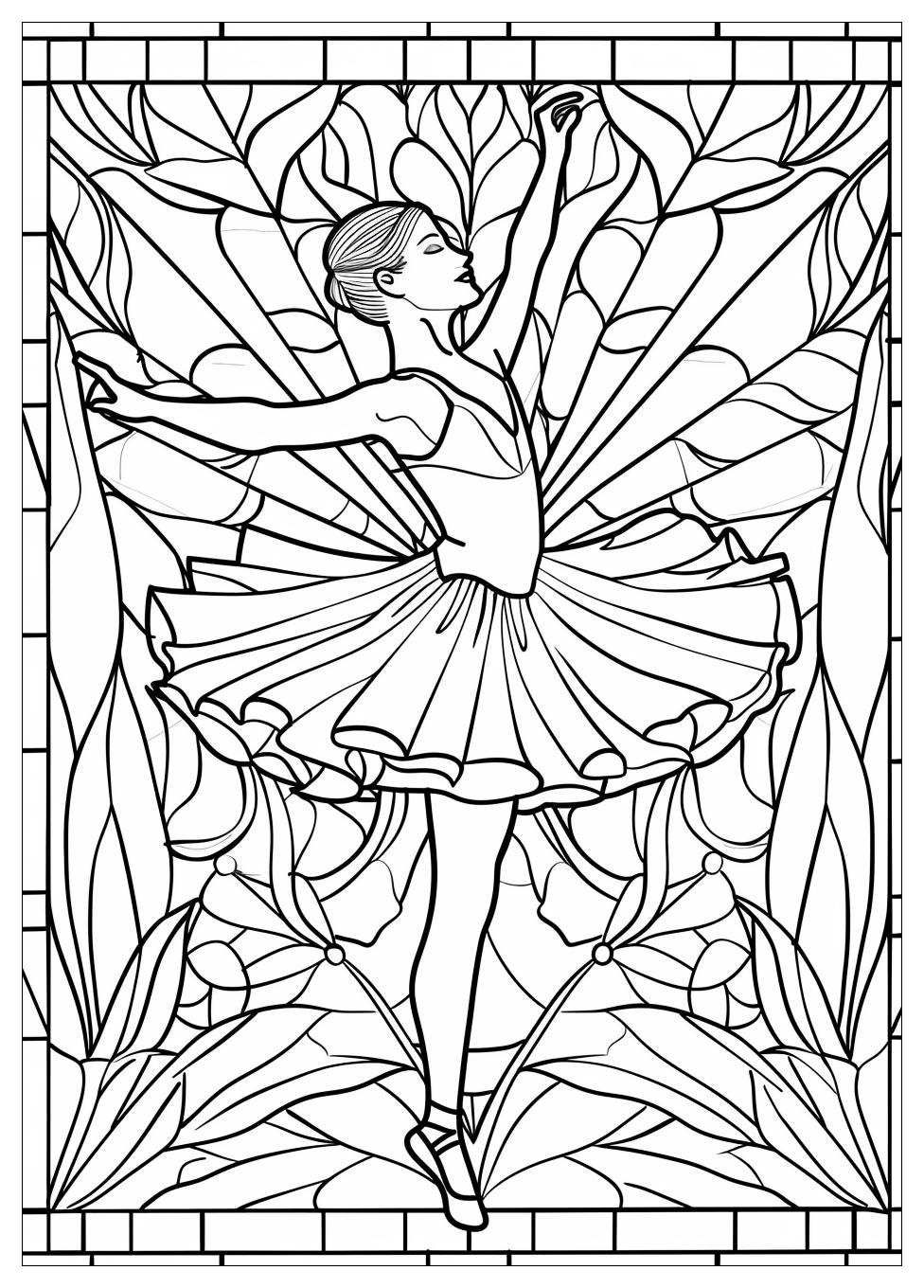 Ballerina Coloring Pages-2