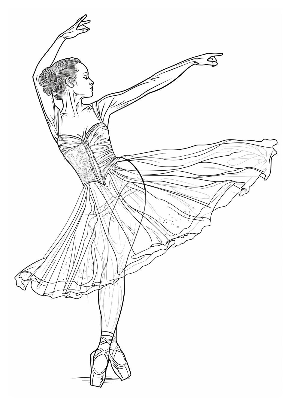 Ballerina Coloring Pages-20