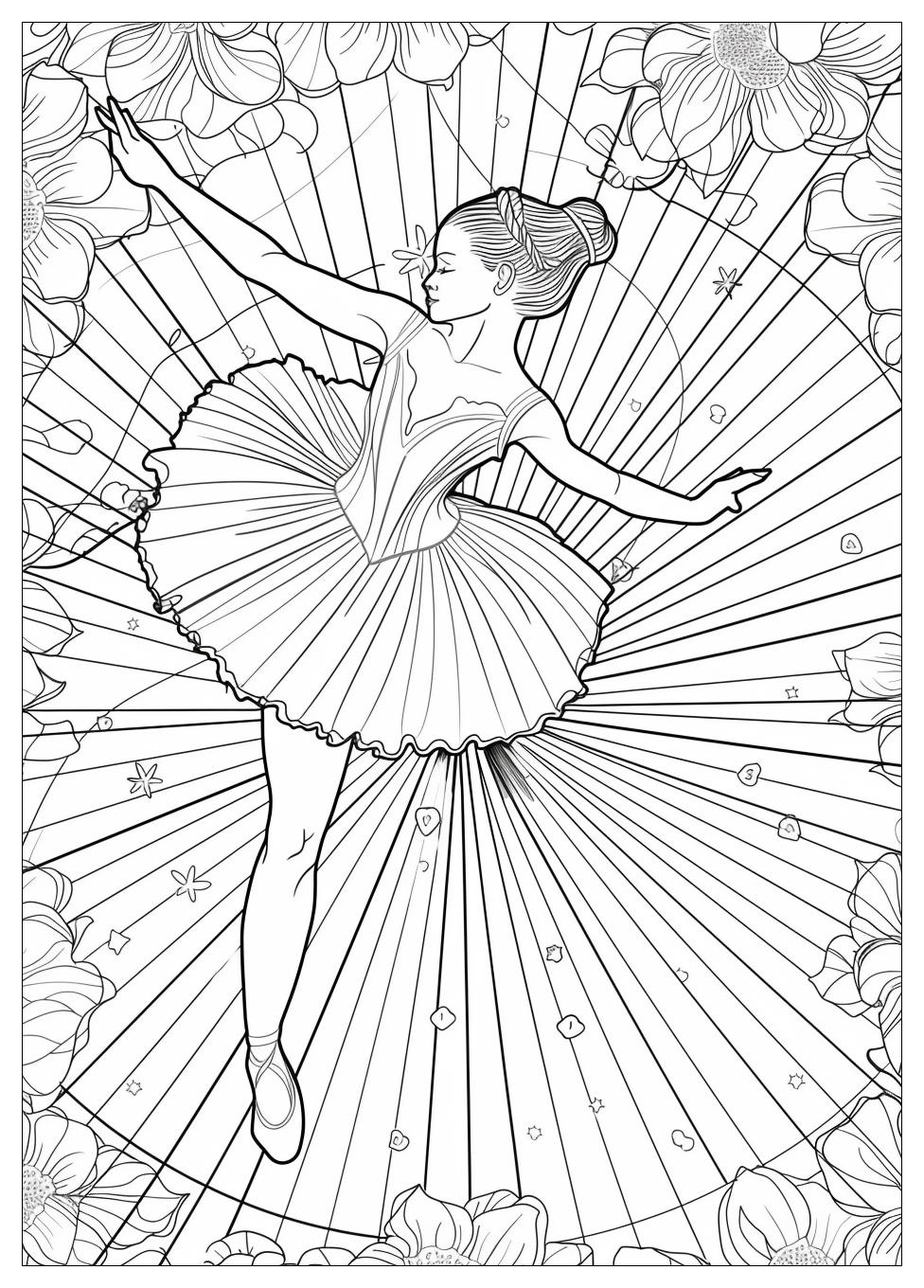 Ballerina Coloring Pages-3