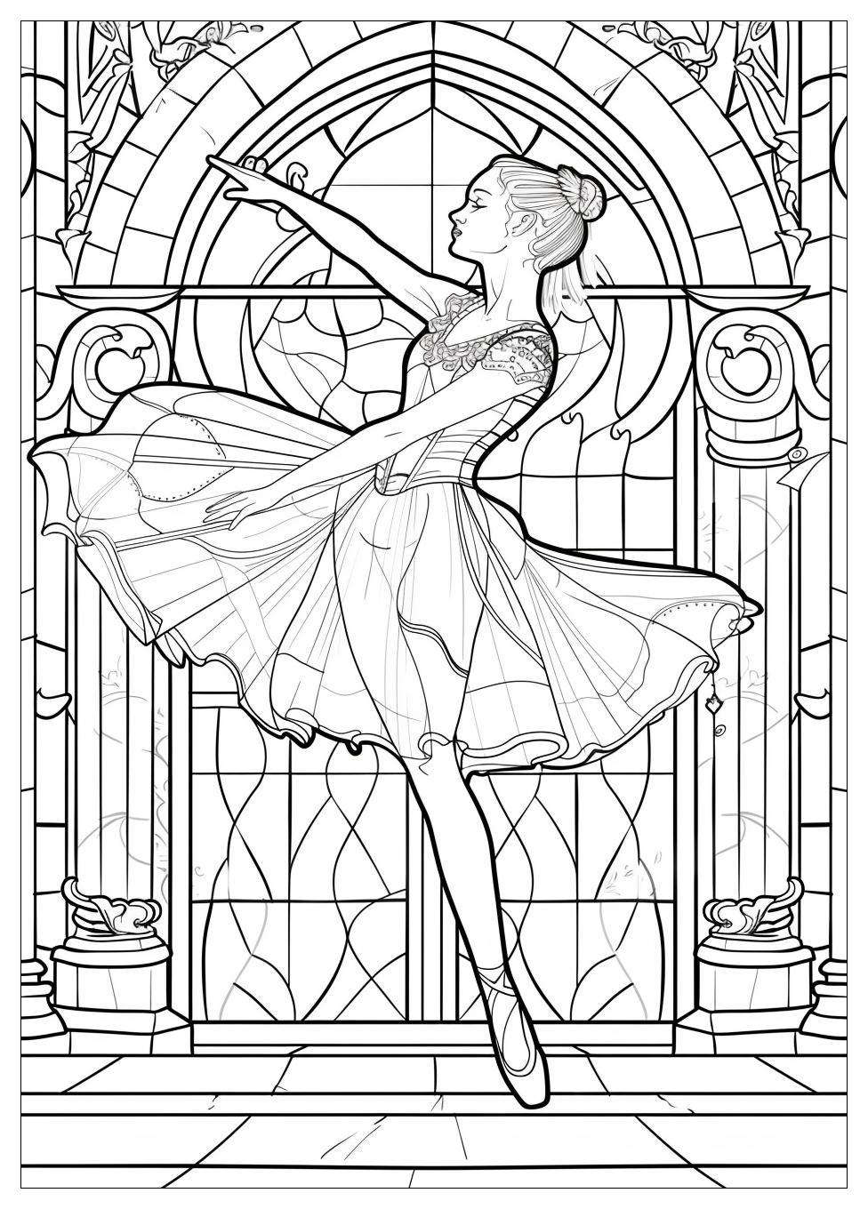 Ballerina Coloring Pages-6