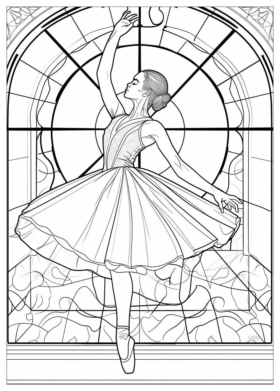 Ballerina Coloring Pages-7