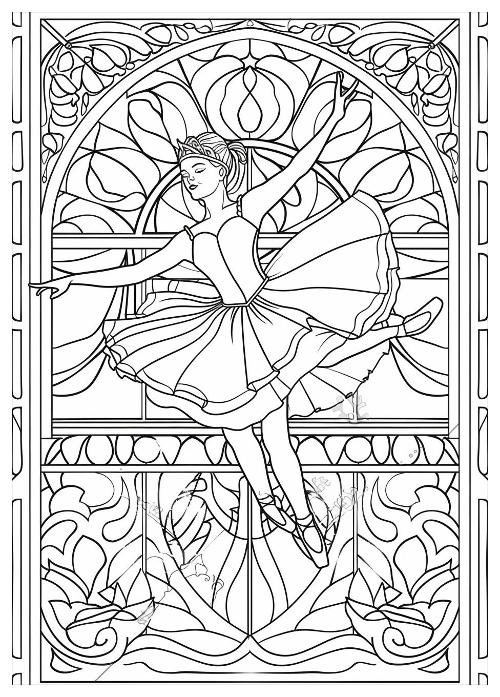 Ballerina Coloring Pages-9