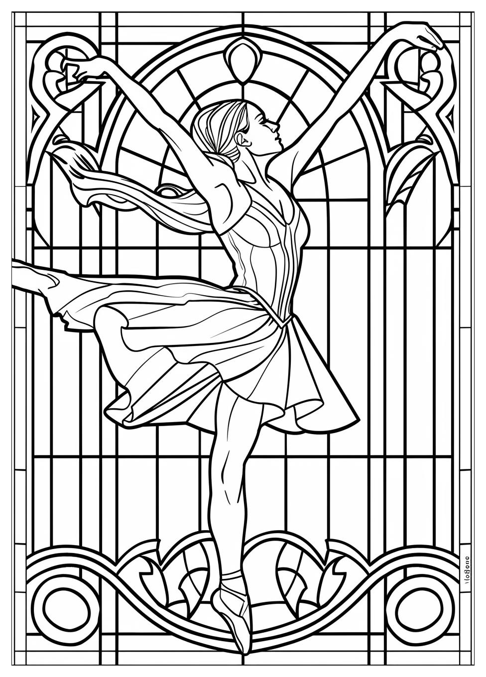 Ballet Dancer Coloring Pages-1