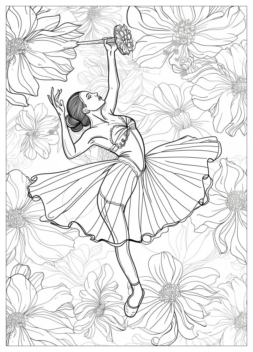 Ballet Dancer Coloring Pages-15