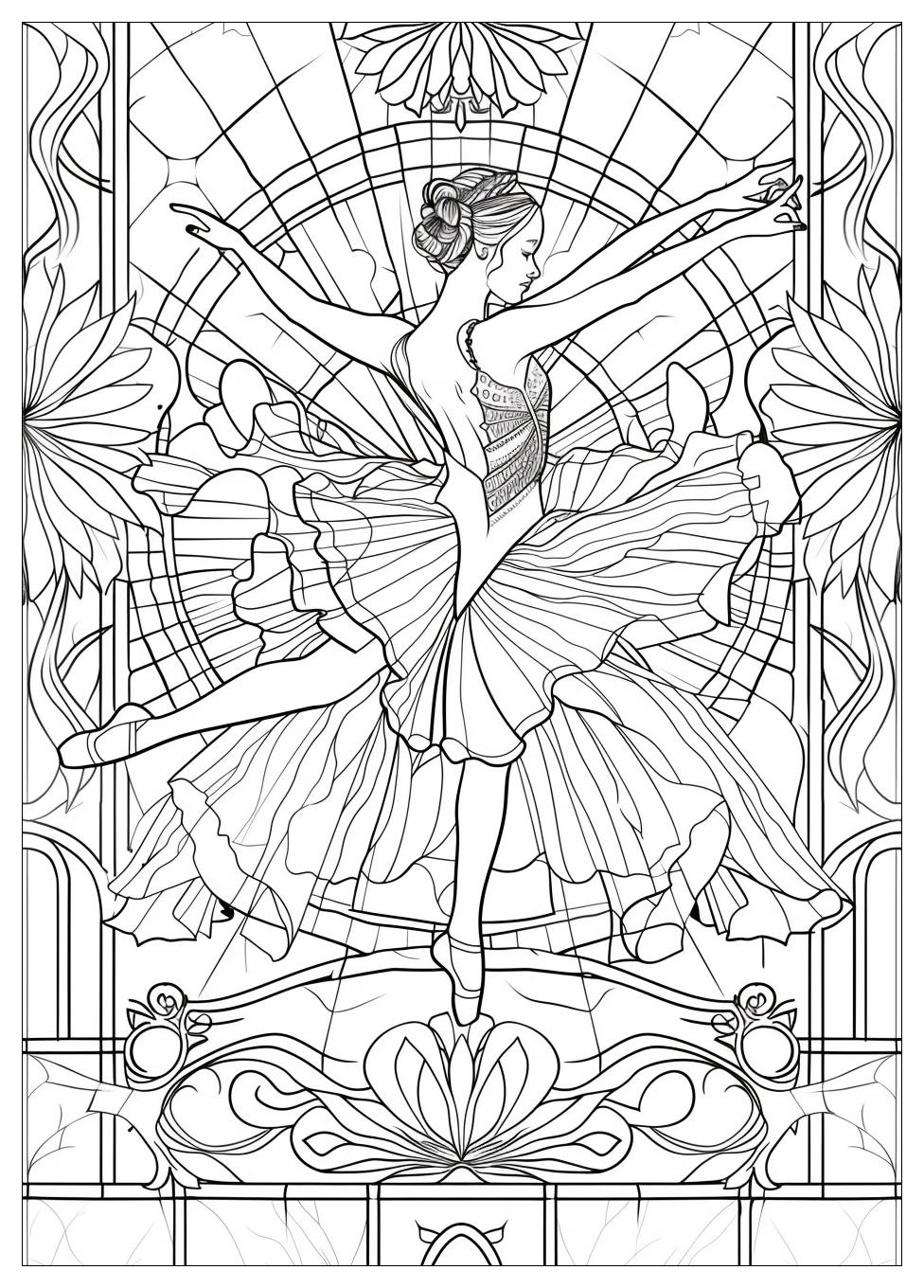 Ballet Dancer Coloring Pages-16