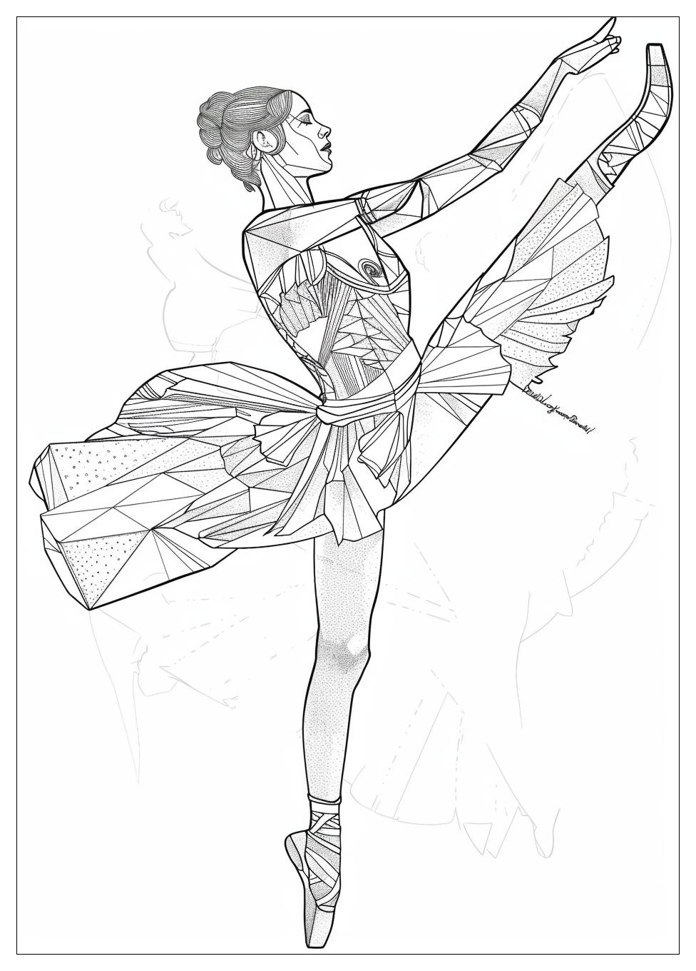 Ballet Dancer Coloring Pages-17