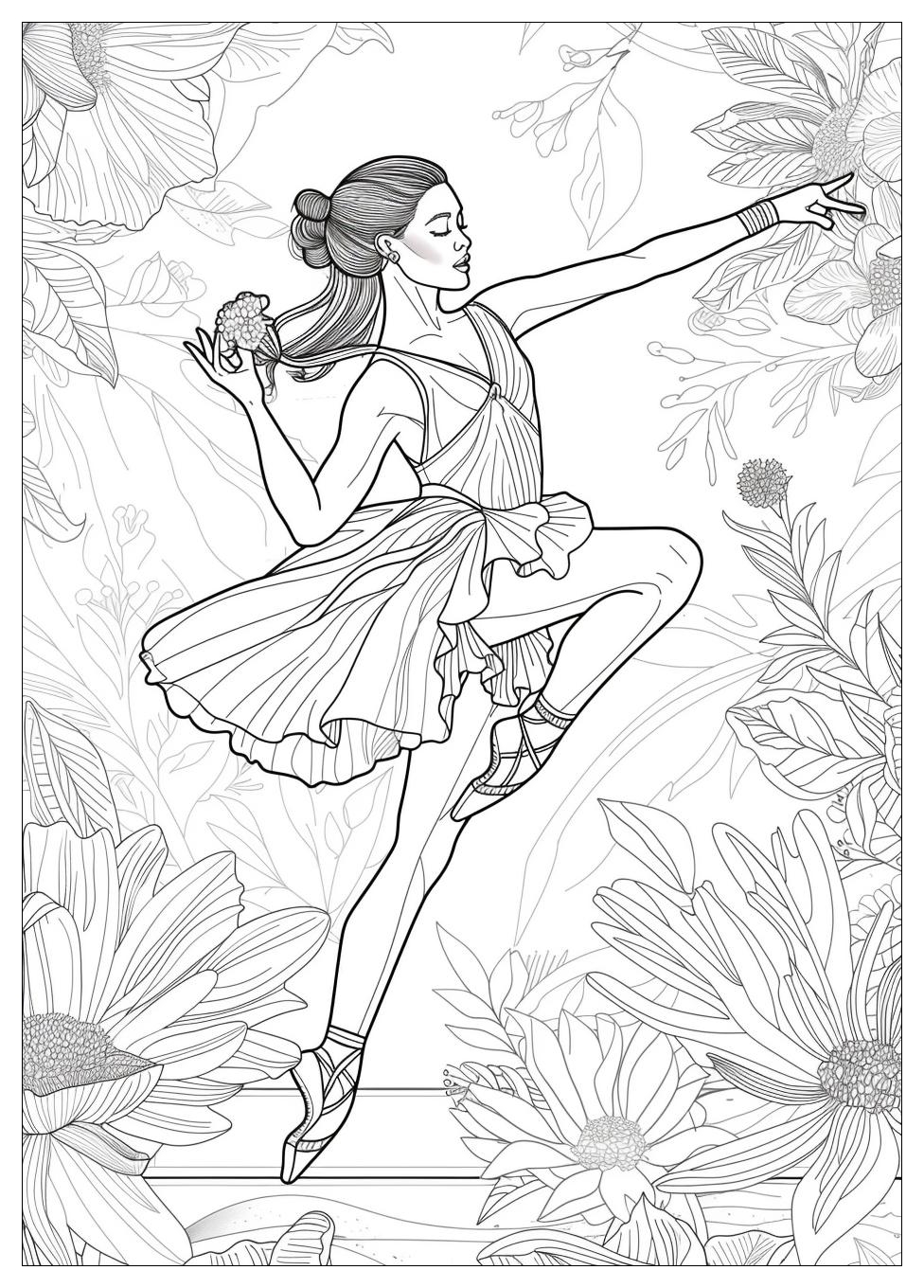 Ballet Dancer Coloring Pages-18