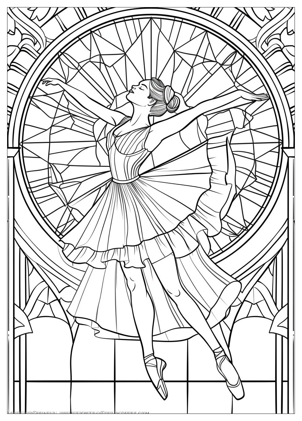 Ballet Dancer Coloring Pages-19