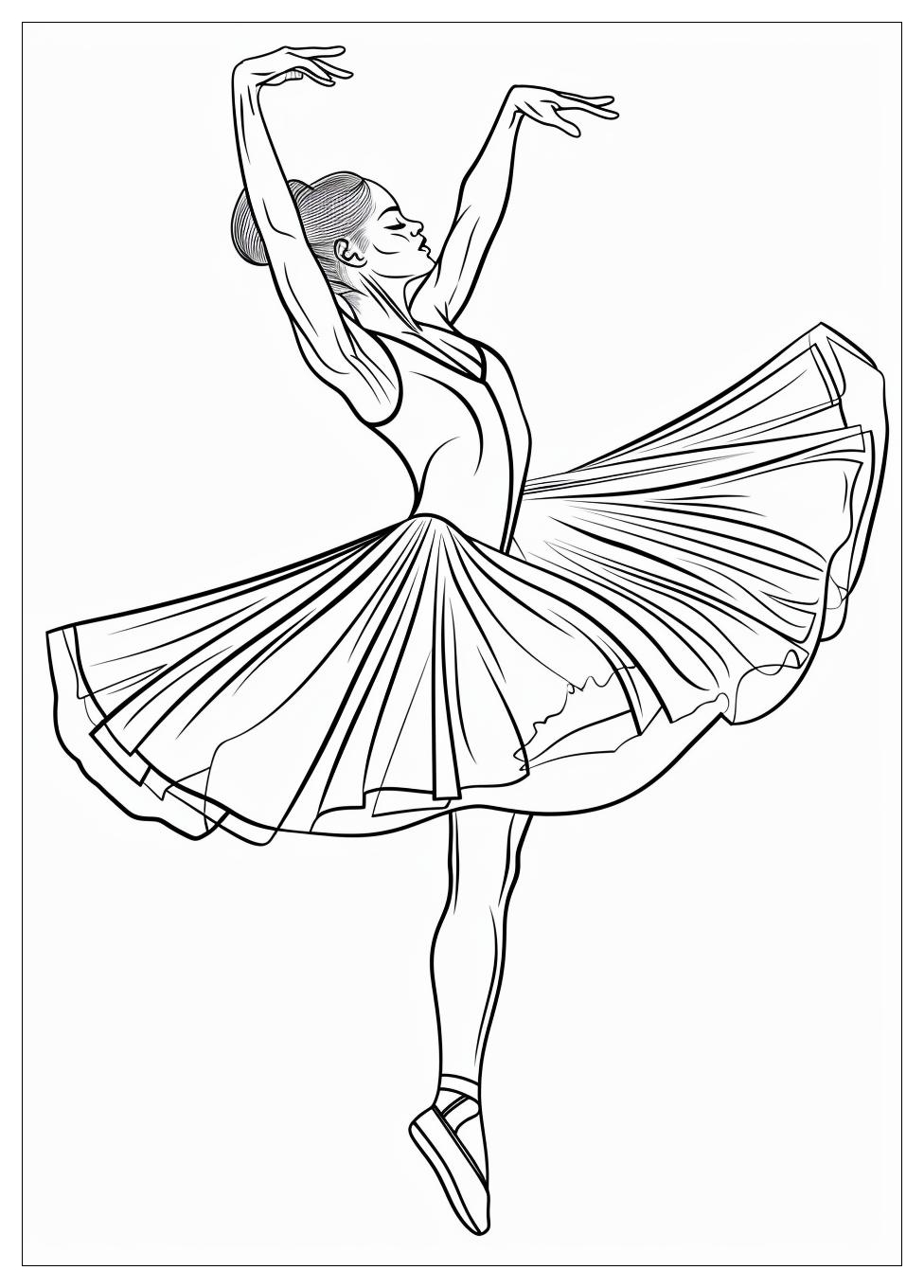 Ballet Dancer Coloring Pages-2