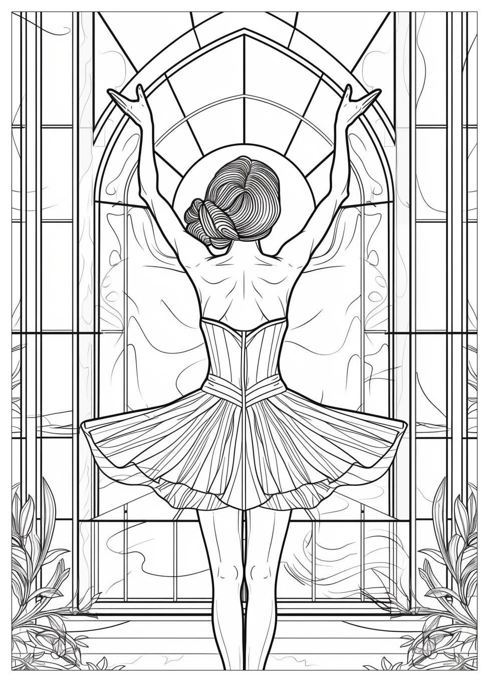 Ballet Dancer Coloring Pages-20