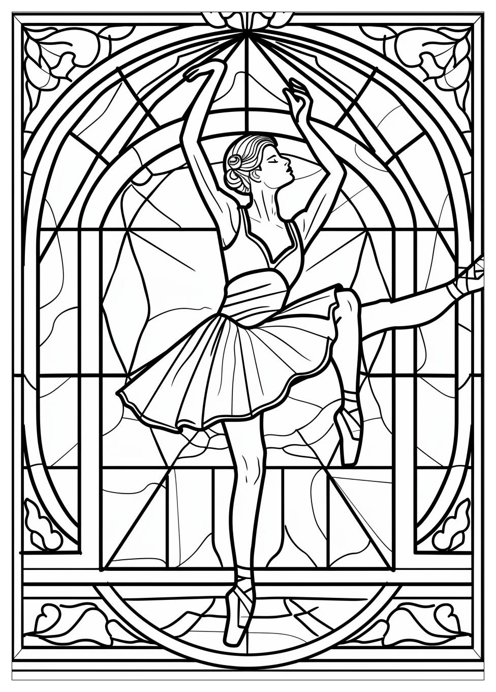 Ballet Dancer Coloring Pages-7