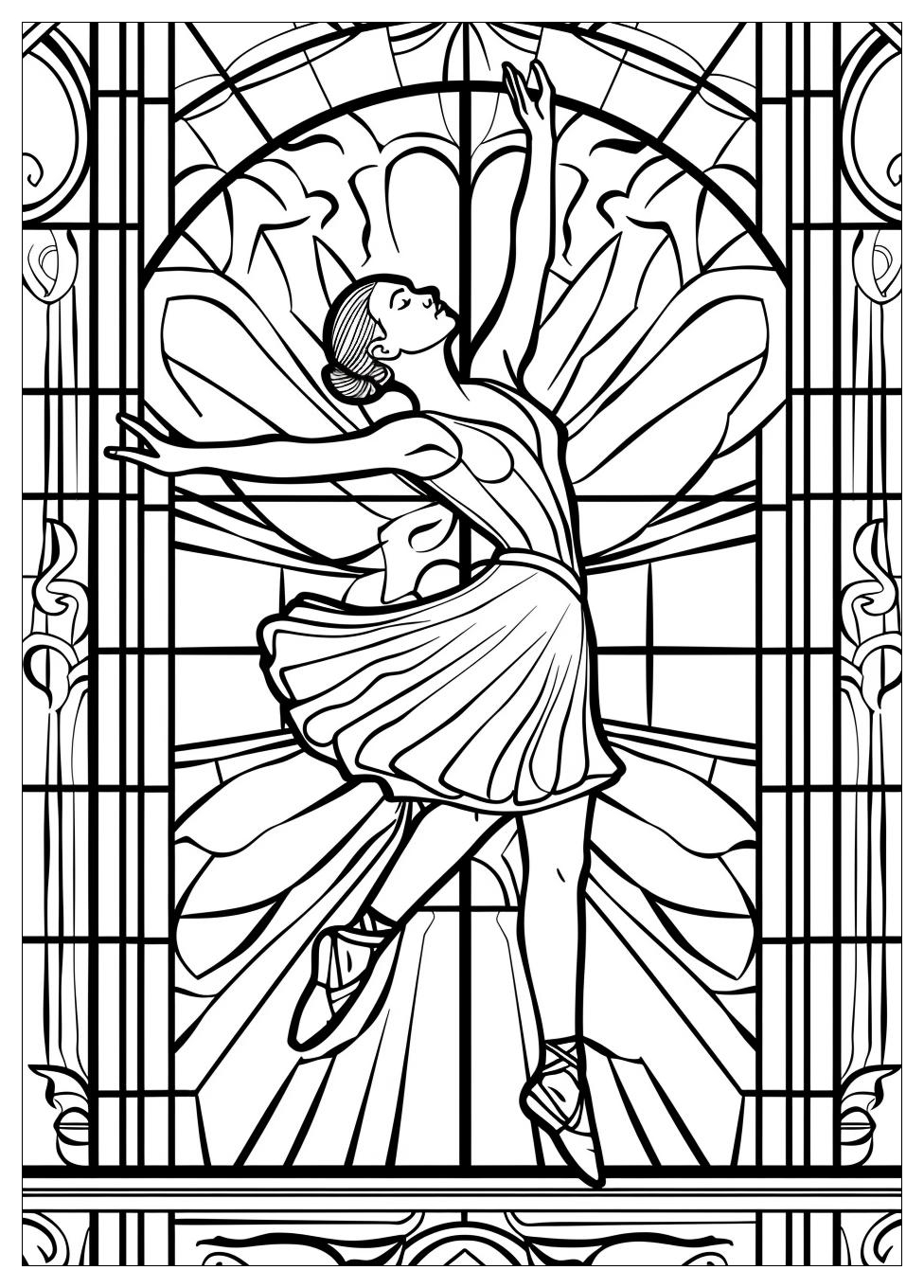 Ballet Dancer Coloring Pages-9