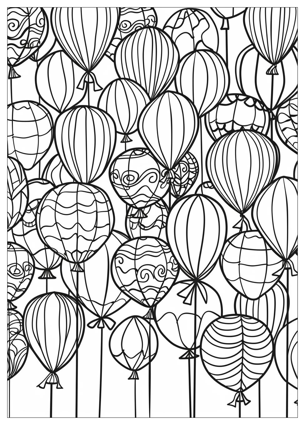 Balloon Coloring Pages-11