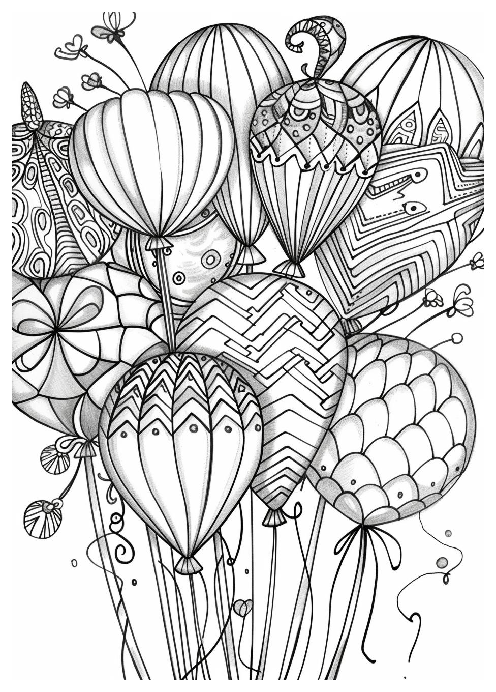 Balloon Coloring Pages-14