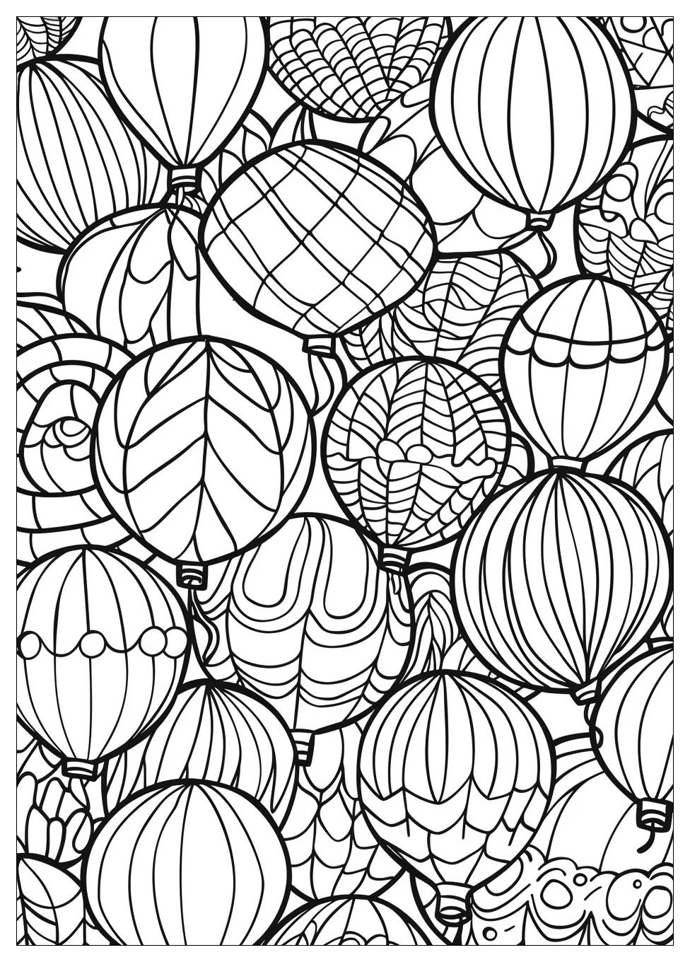 Balloon Coloring Pages-17