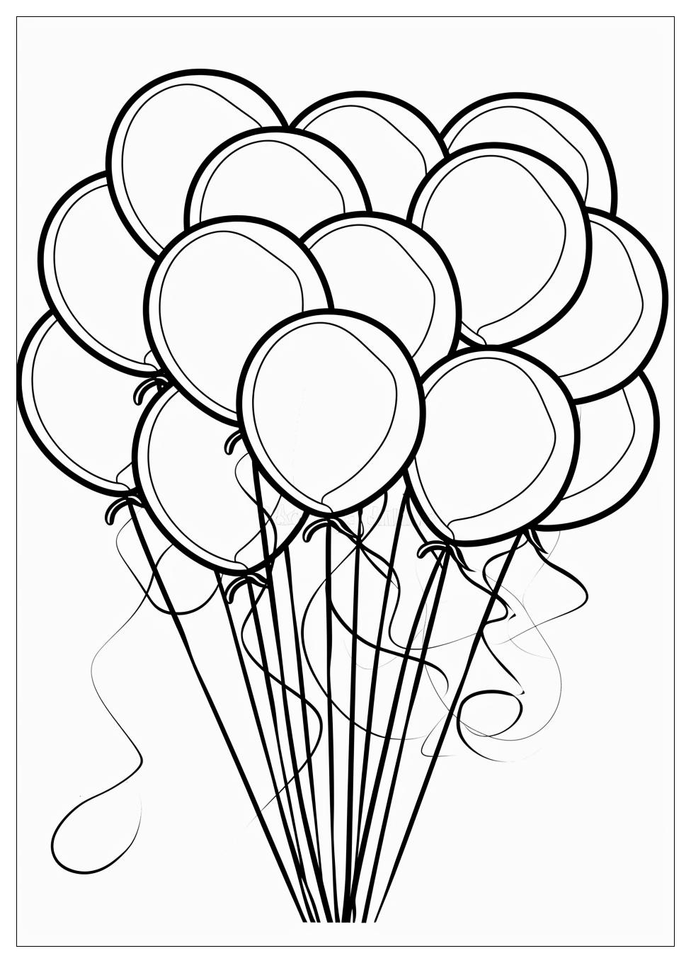 Balloon Coloring Pages-2