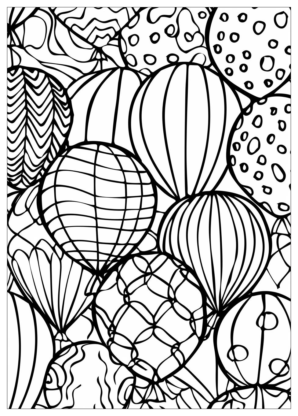 Balloon Coloring Pages-5