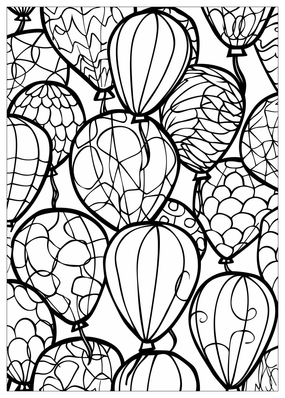 Balloon Coloring Pages-6