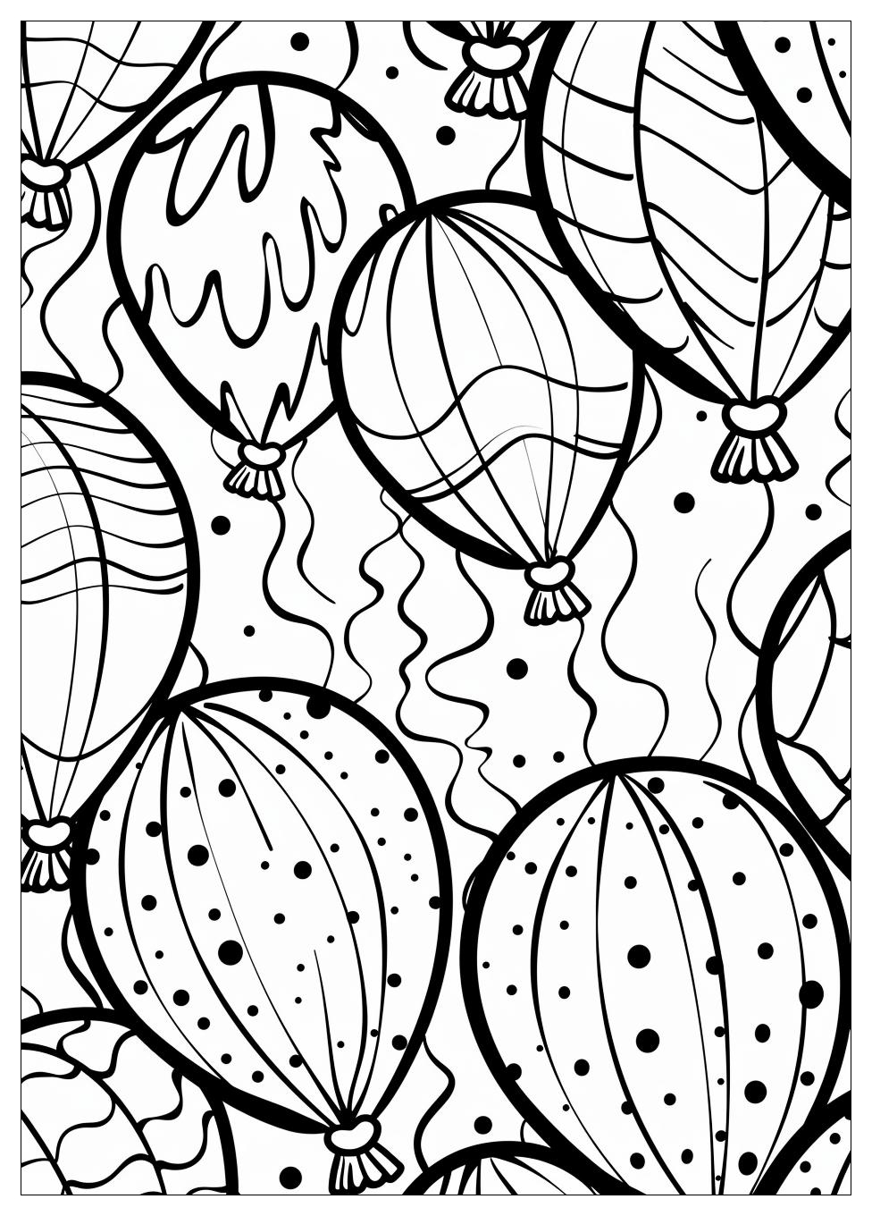 Balloon Coloring Pages-9