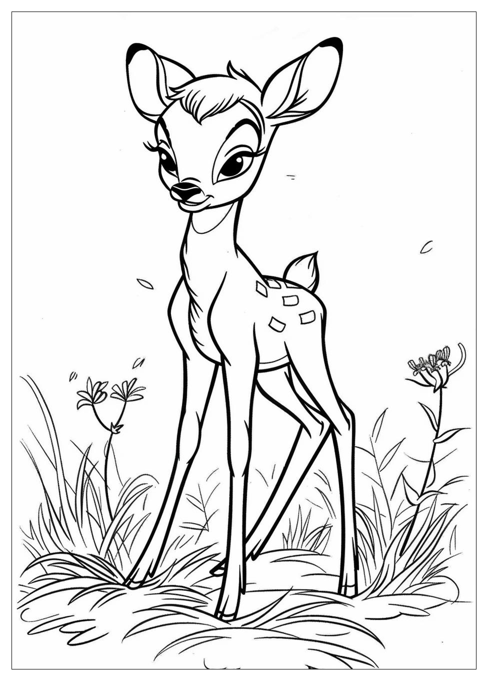 Bambi Coloring Pages-12