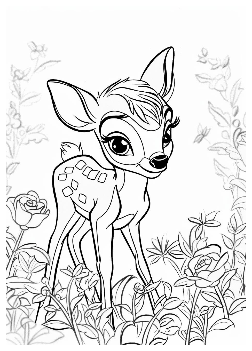 Bambi Coloring Pages-16