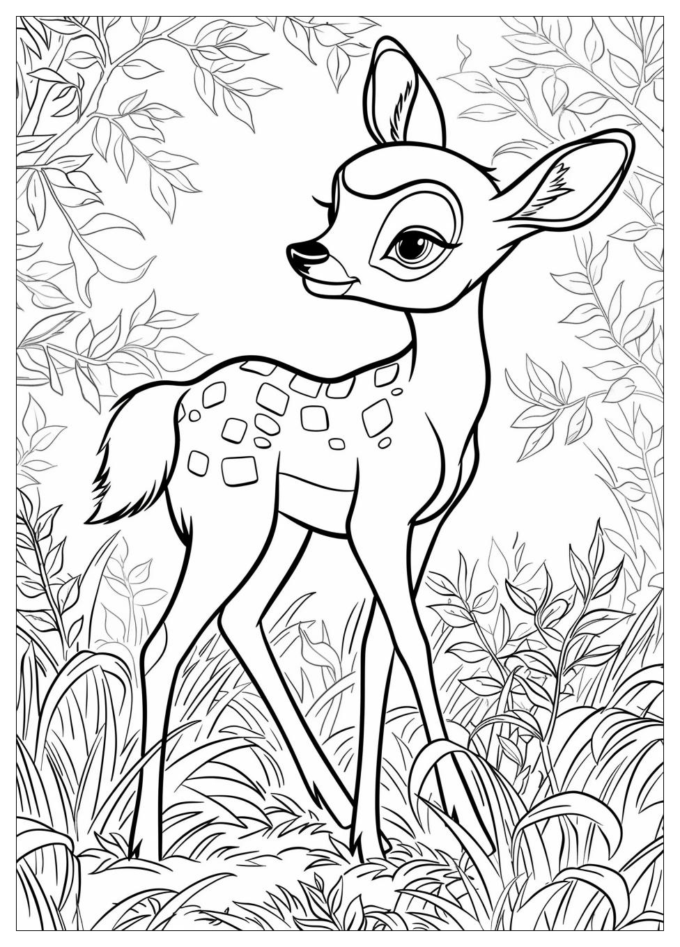 Bambi Coloring Pages-17