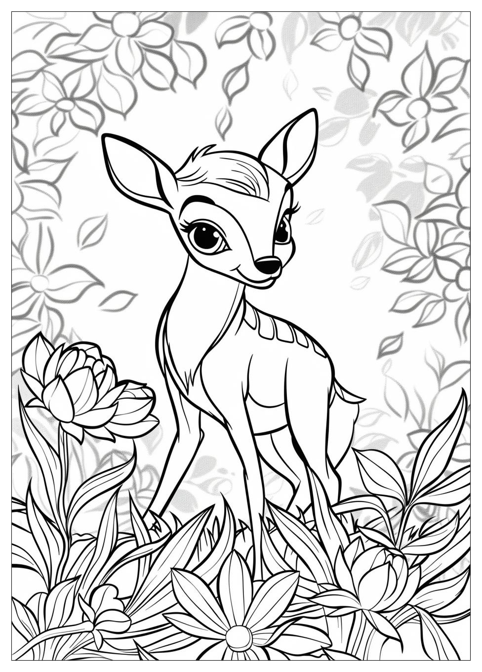 Bambi Coloring Pages-18