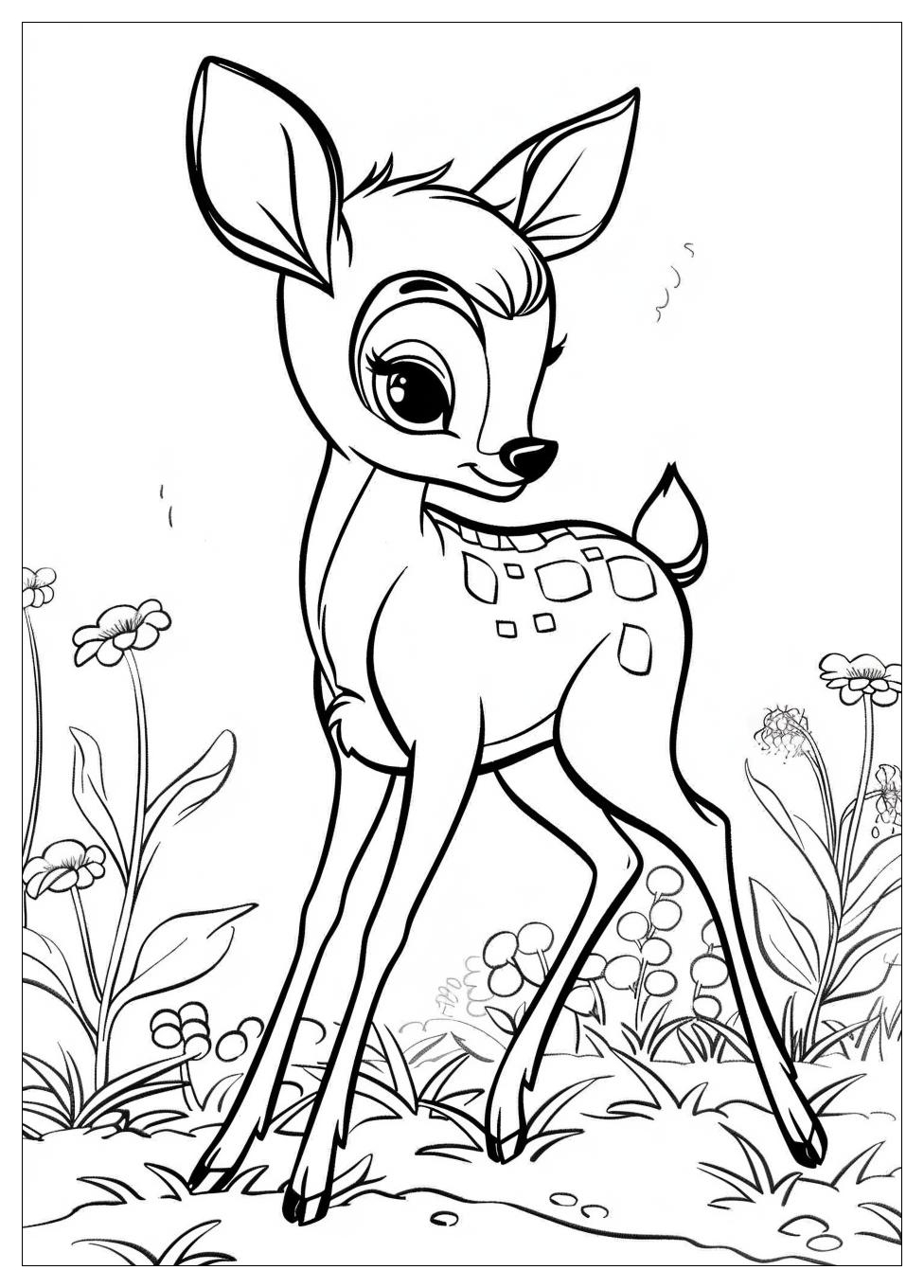 Bambi Coloring Pages-3