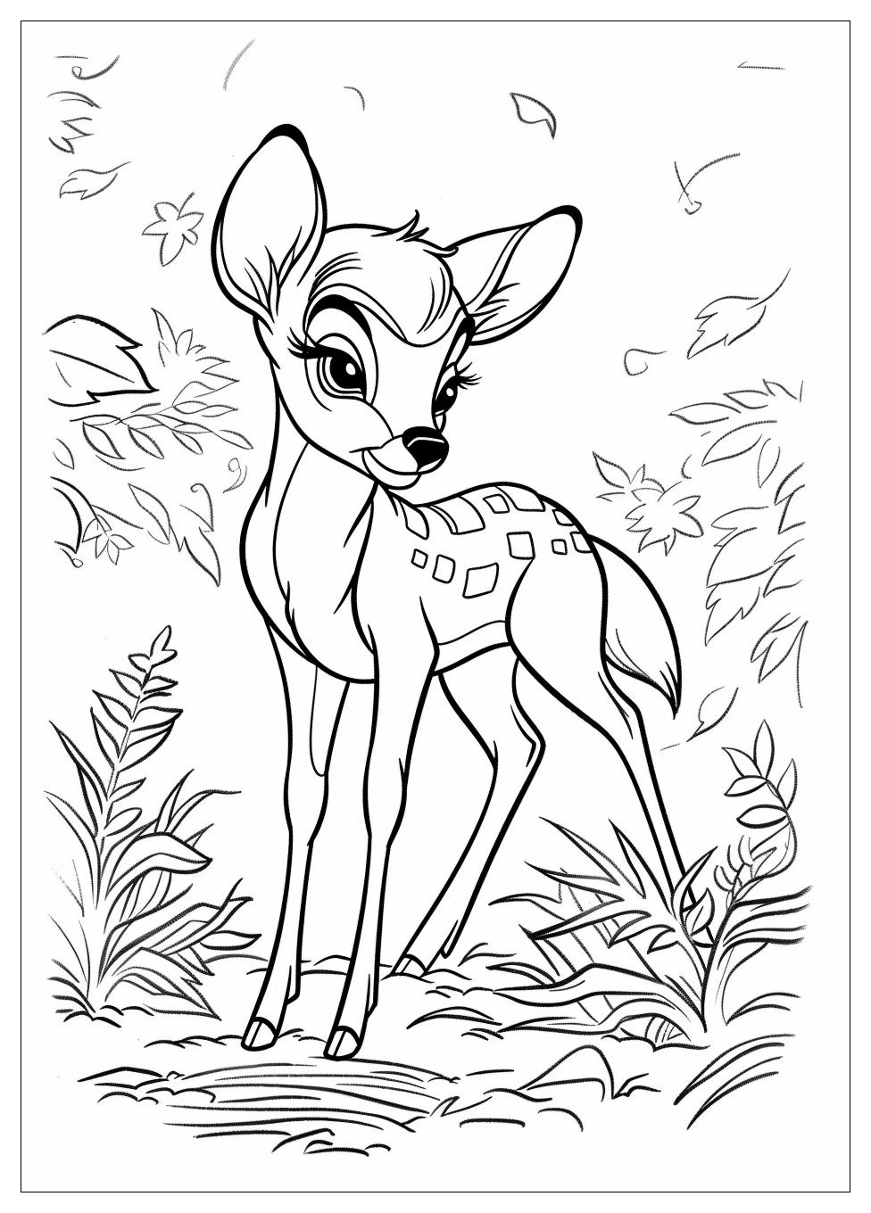 Bambi Coloring Pages-4