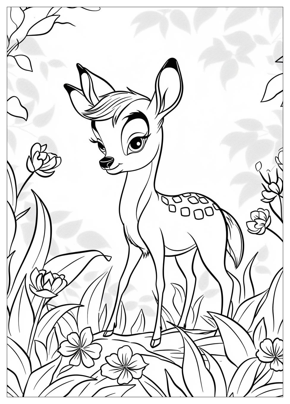 Bambi Coloring Pages-6