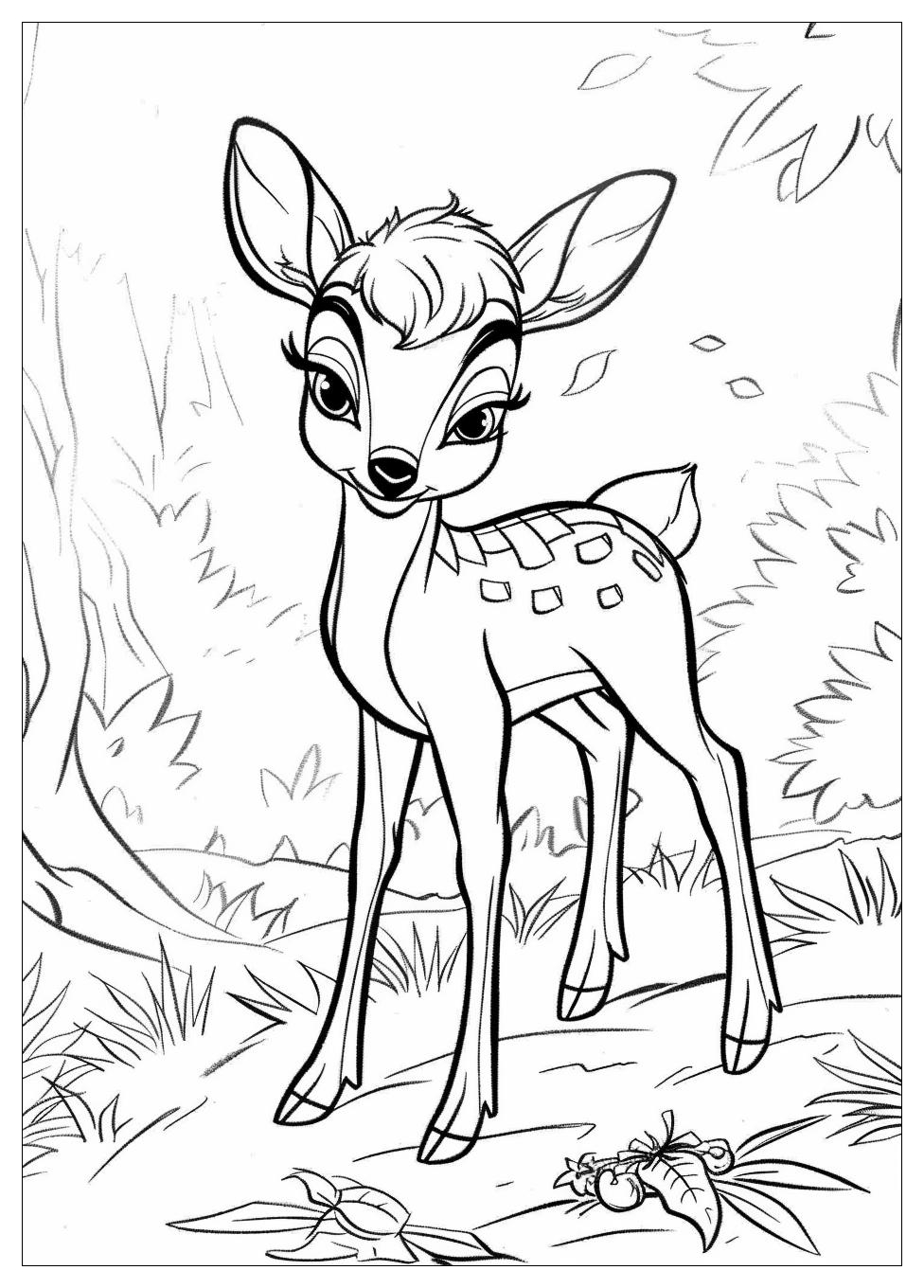 Bambi Coloring Pages-8