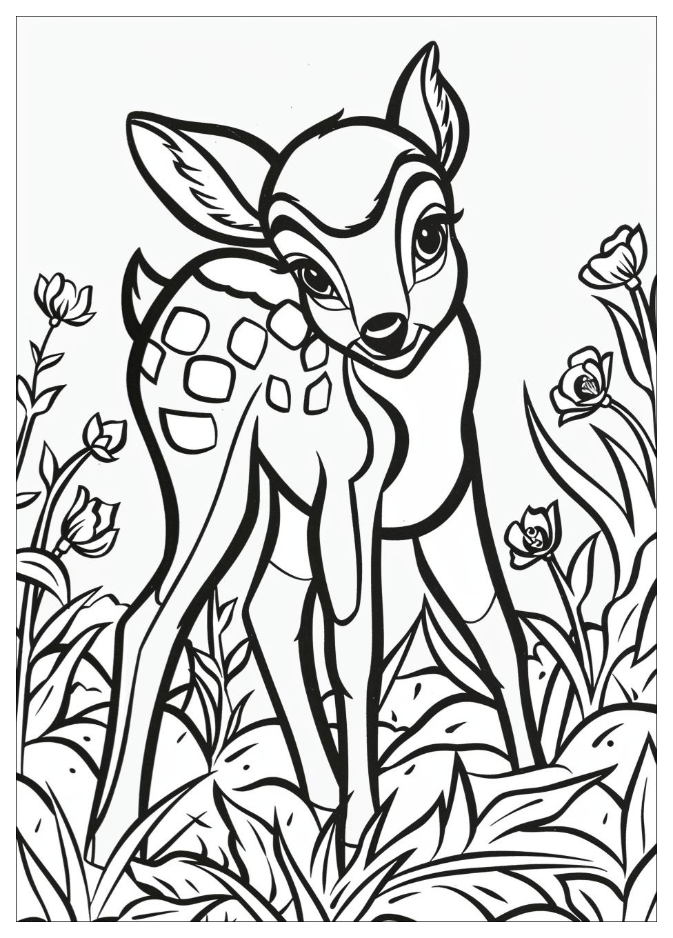 Bambi Coloring Pages-9