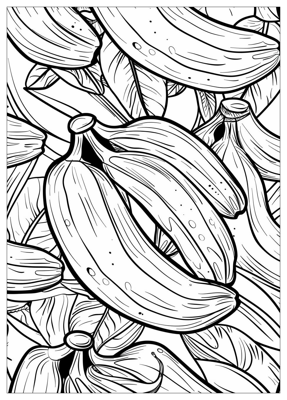 Banana Coloring Pages-11