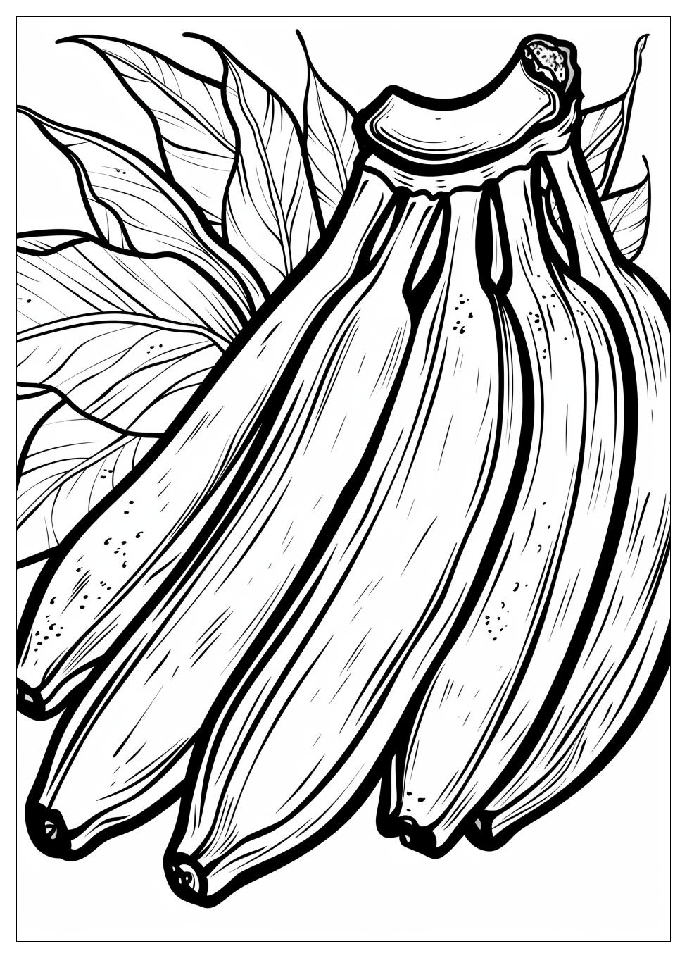 Banana Coloring Pages-2