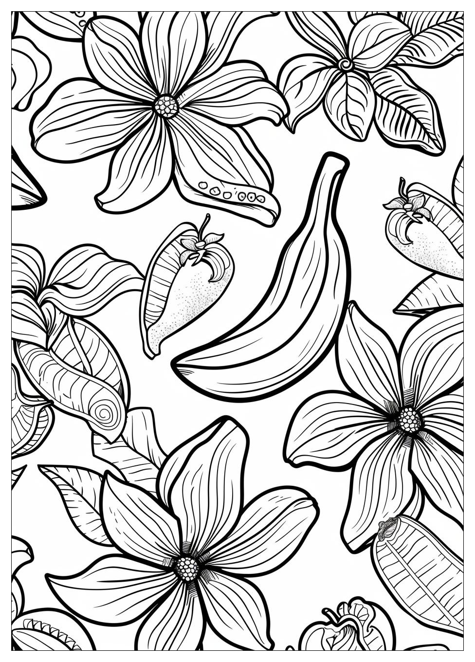 Banana Coloring Pages-20