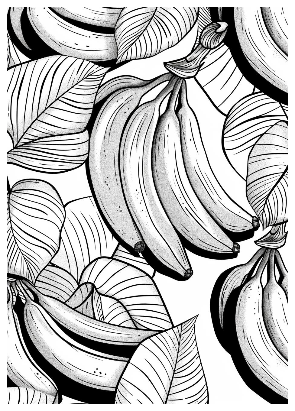 Banana Coloring Pages-6