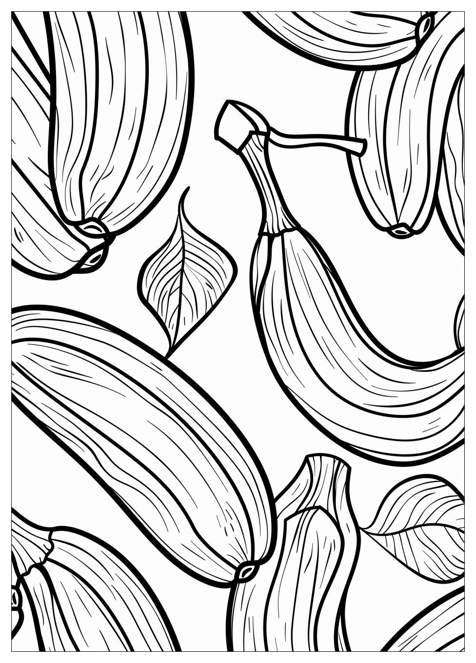 Banana Coloring Pages-9