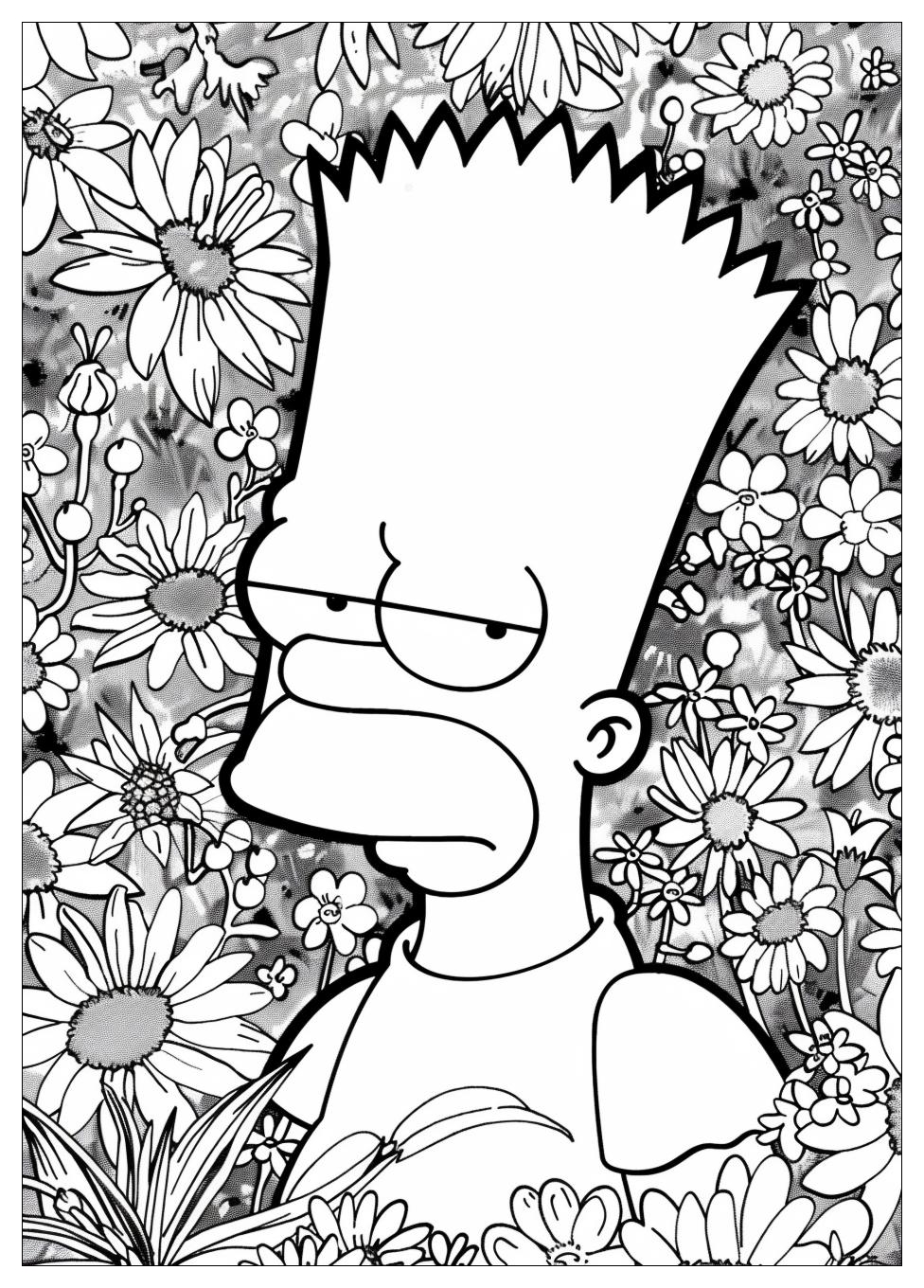 Bart Simpson Coloring Pages-19