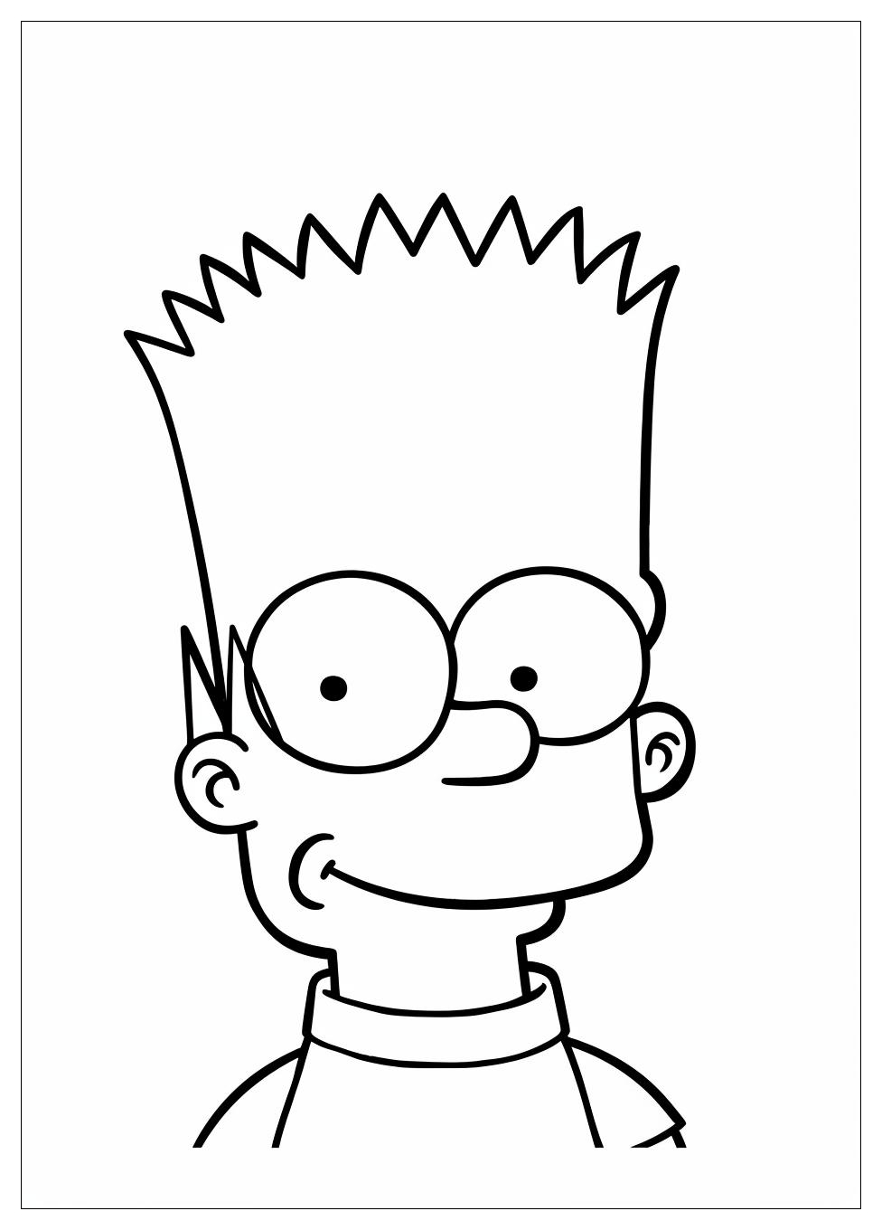 Bart Simpson Coloring Pages-2