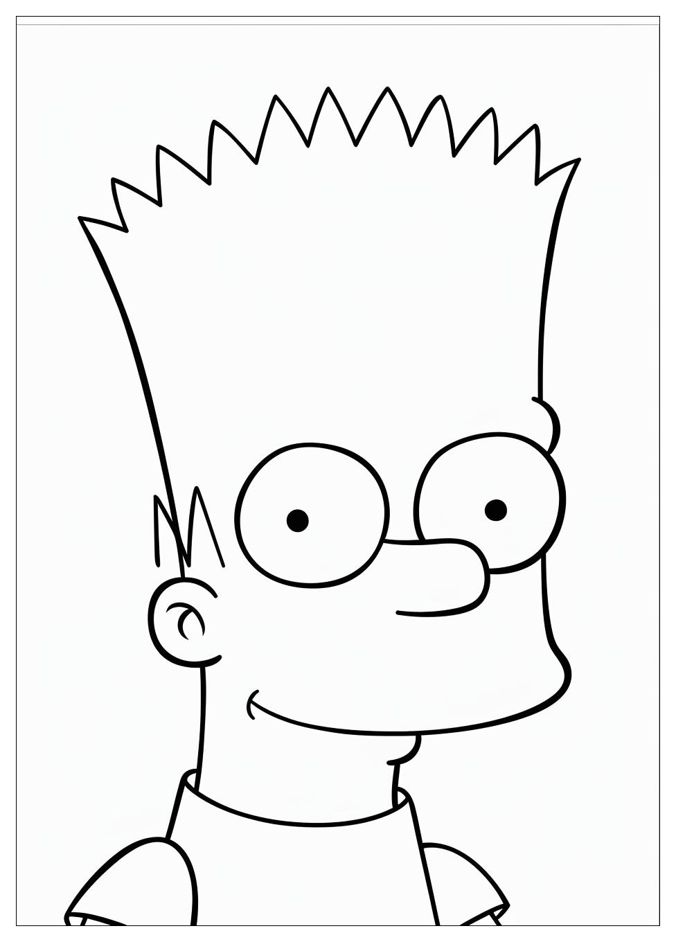 Bart Simpson Coloring Pages-20