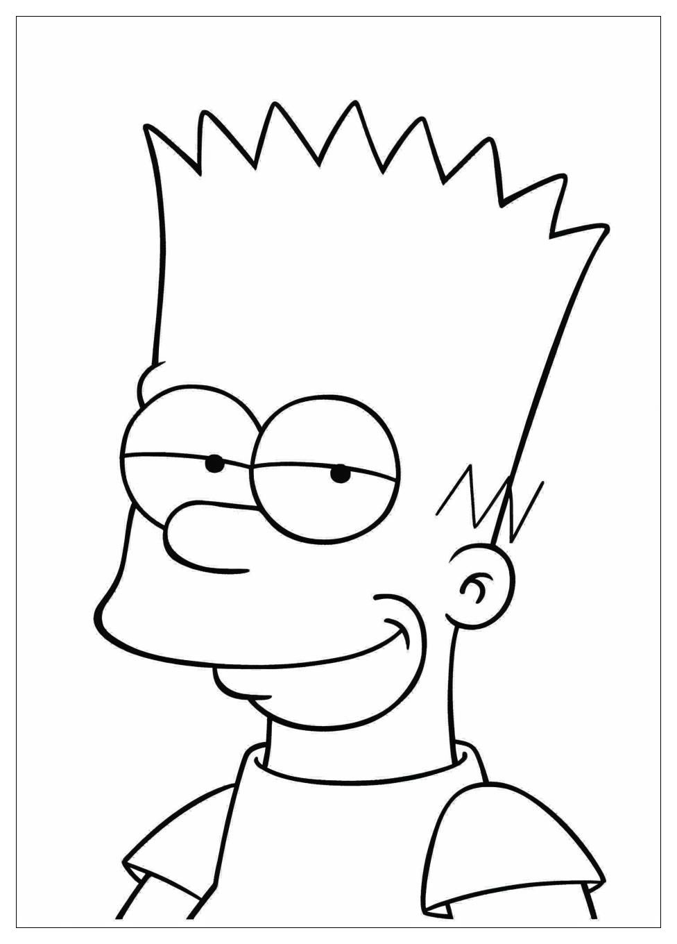 Bart Simpson Coloring Pages-7