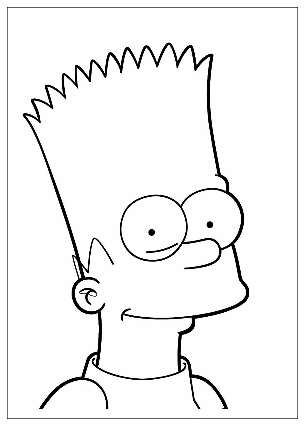 Bart Simpson Coloring Pages-8