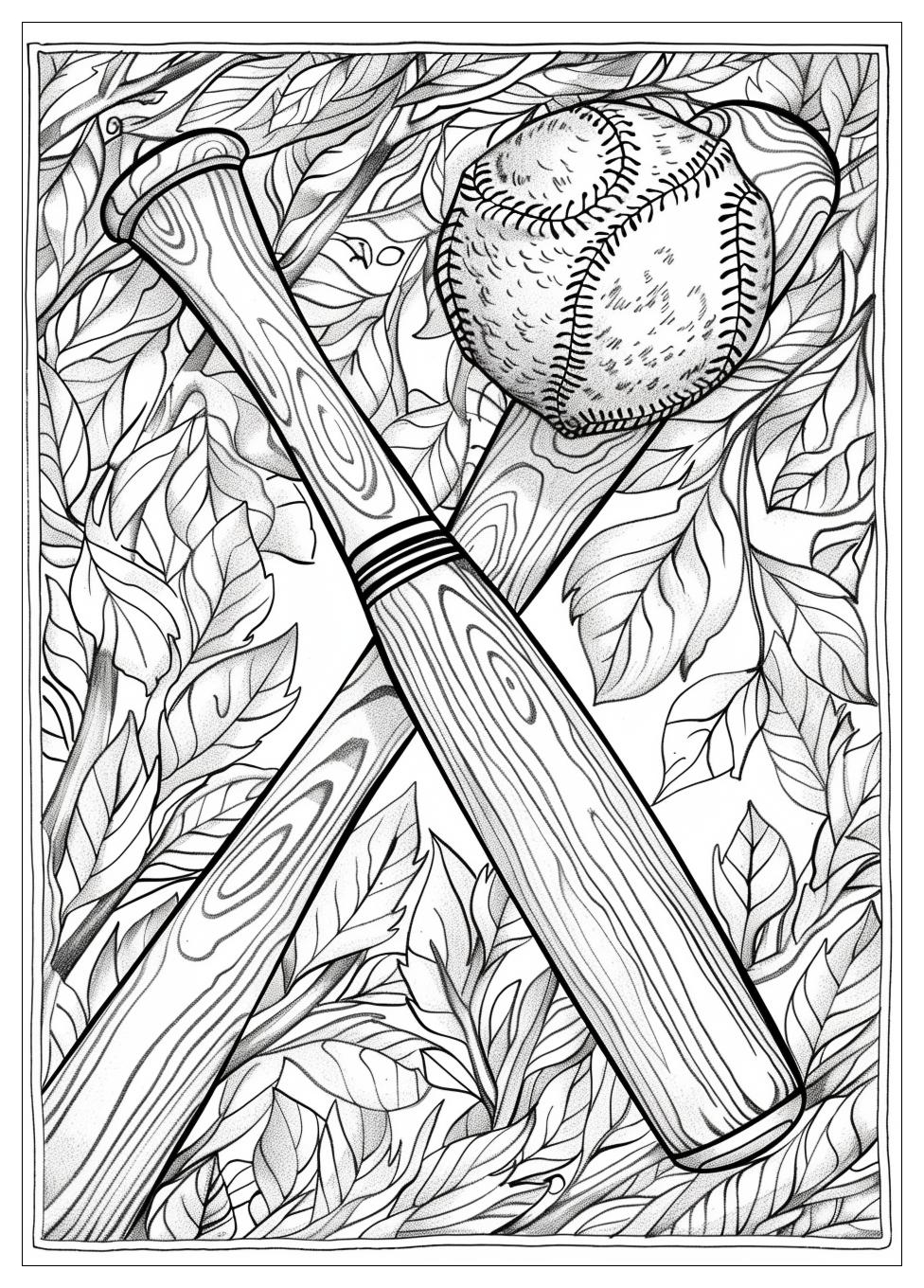 Baseball Coloring Pages-14