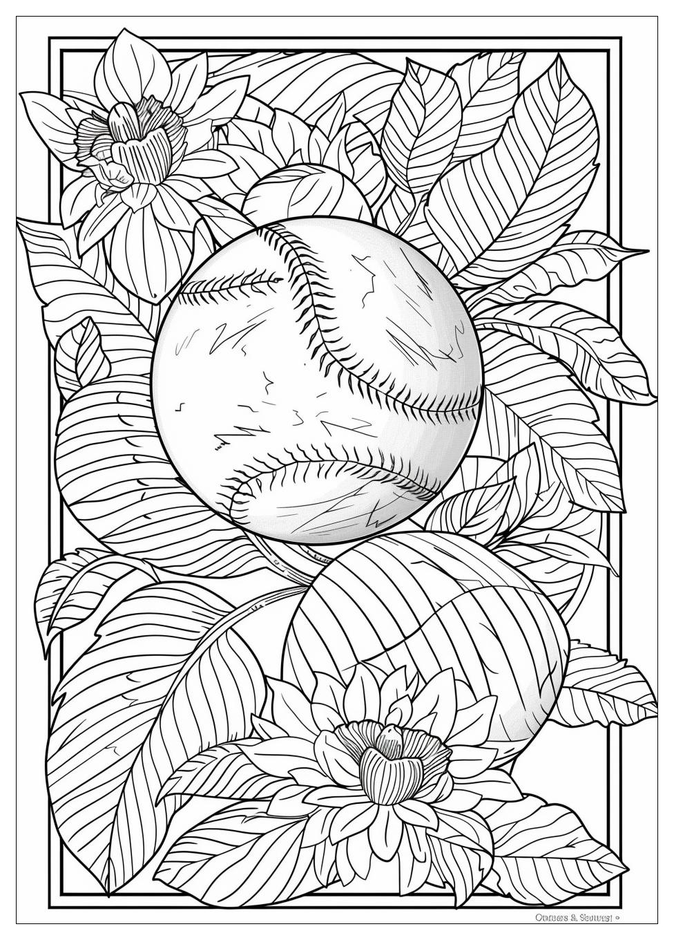 Baseball Coloring Pages-16