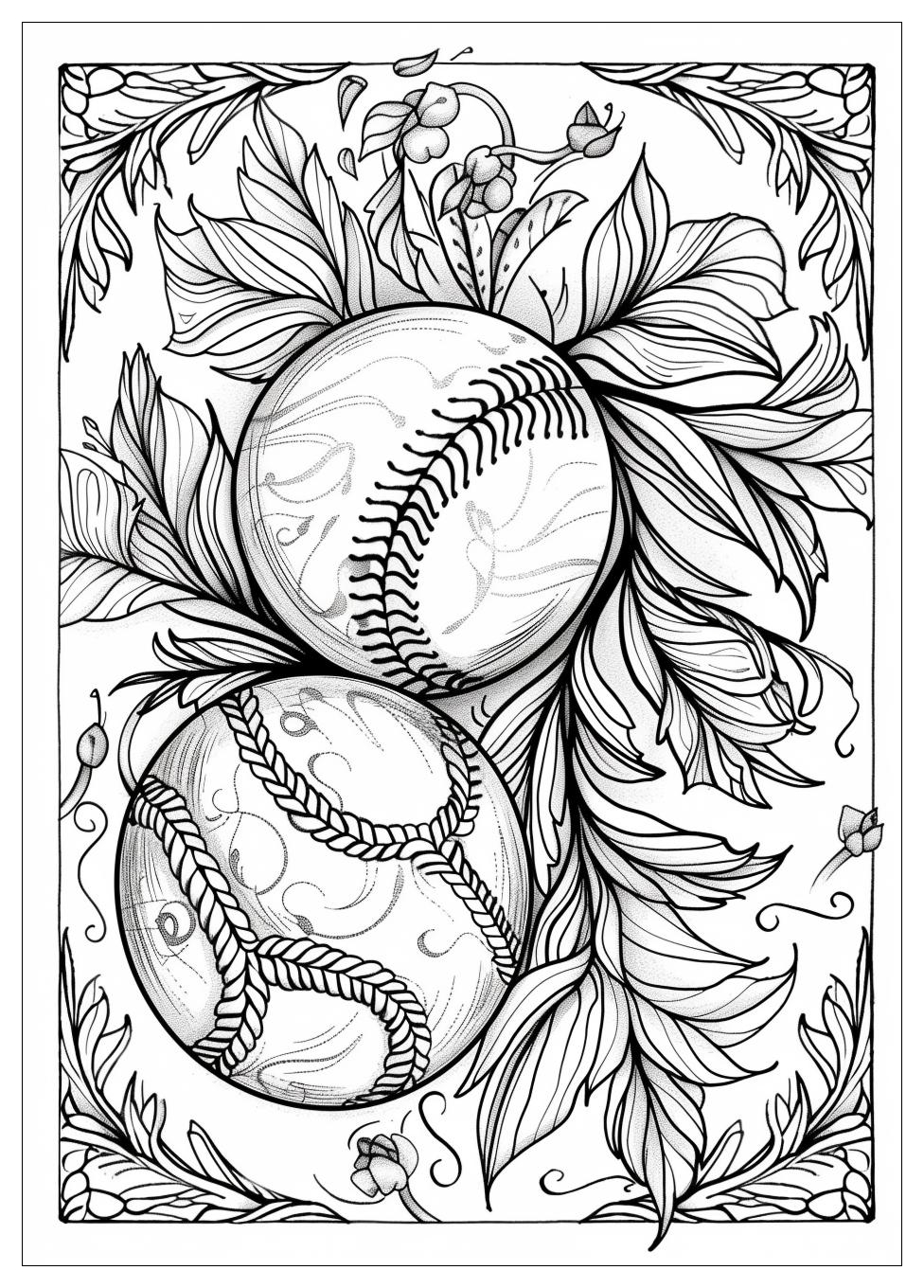 Baseball Coloring Pages-19