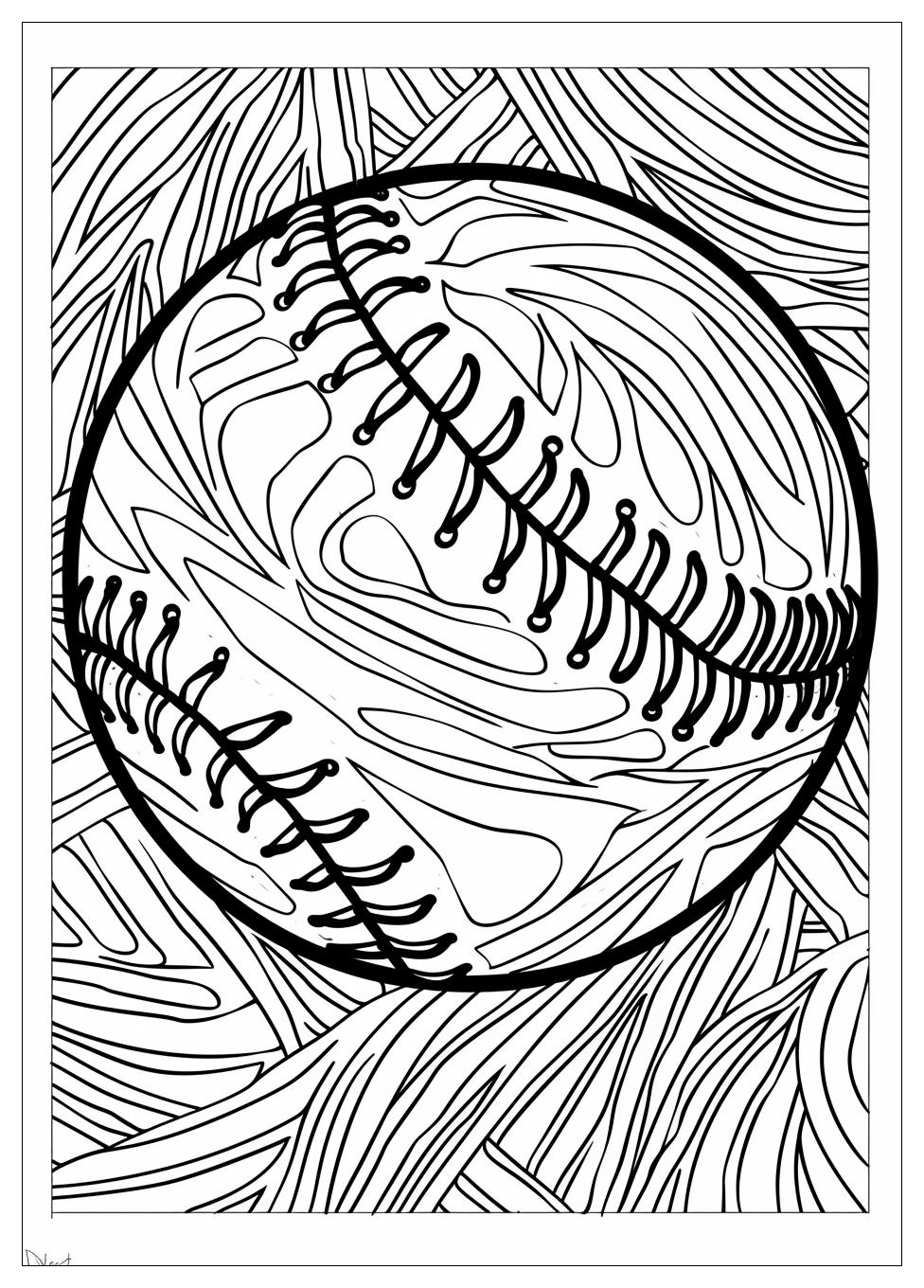 Baseball Coloring Pages-9