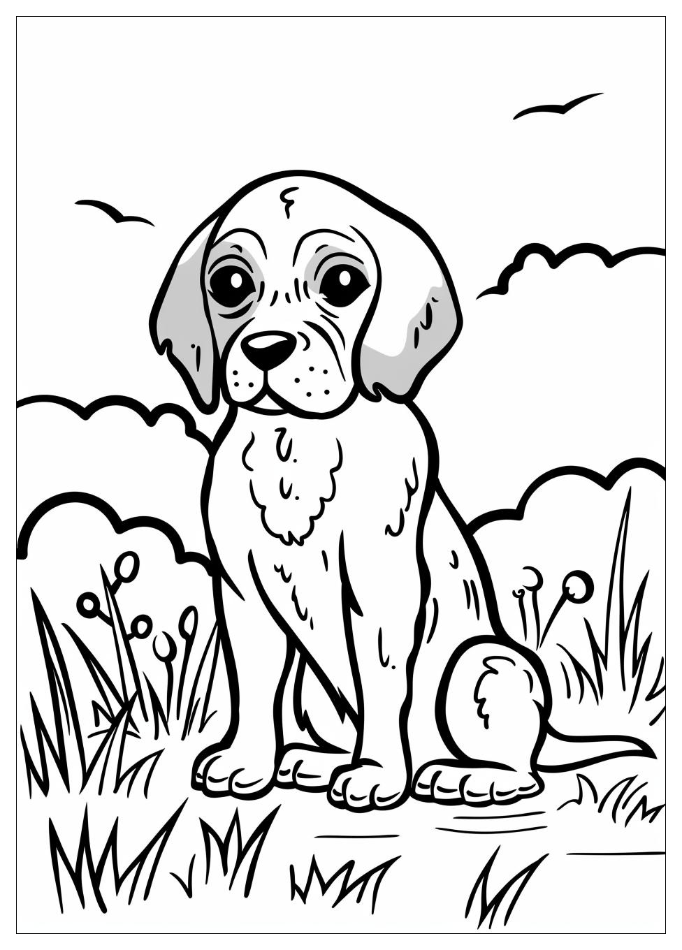 Beagle Coloring Pages-1